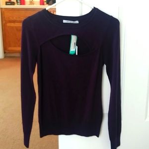 Cali cutout mockneck pullover